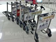 Çin Light Duty Automatic Brake Airport Luggage Trolley 30 Litre 520x225x150mm şirket