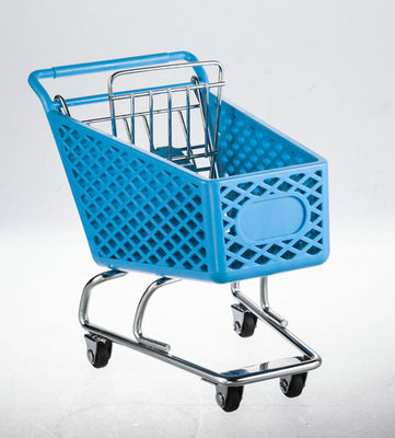 Çin Wheeled shopping trolley With metal base and back gate in chrome plated Fabrika