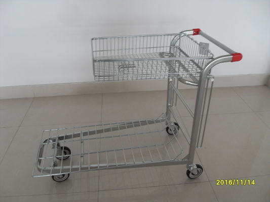 Low Carbon Steel Warehouse Cargo Trolley / Moving Trolley 20.5kg Weight 1245x535x935mm