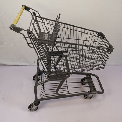 satın al Amerikan Gri 60L Küçük Alışveriş Arabası Çinko Toz Boya Hafif online manufacture