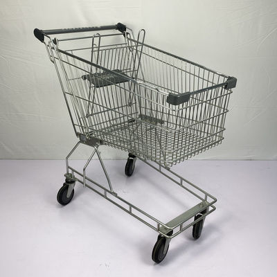 satın al Avustralya Tarzı 150L Süpermarket Alışveriş Arabası Metal Gri Zincir Mağaza Alışveriş Sepeti CE online manufacture
