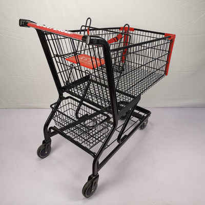 satın al Amerikan Çok Fonksiyonlu Büyük Metal Arabası Depo Süpermarket Mağazası Alışveriş Sepeti online manufacture