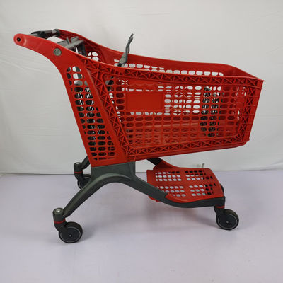 satın al Plastik Bölmeli OEM ODM ile Hafif Süpermarket Plastik Sepet Arabası online manufacture