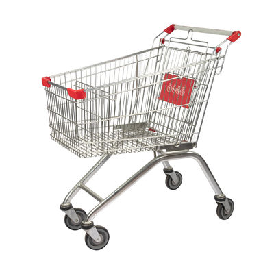 satın al Çinko Karbon Çelik Q195 Mağaza Alışveriş Arabası 80L Avrupa Tarzı online manufacture