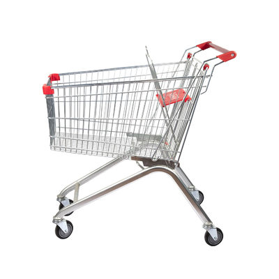 satın al 125L Avrupa Metal Alışveriş Arabası Süpermarket Alışveriş Sepeti Arabası OEM ODM online manufacture