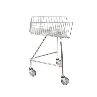 satın al Yürüyen Merdiven Tekerlekli Engelli Arabası Sığ Alışveriş Arabası Galvanizli Boyunca İtiyor online manufacture