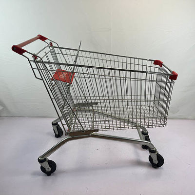 satın al 180L Genel mağaza Galvanizli Avrupa Pazarı Süpermarket Alışveriş Arabası online manufacture