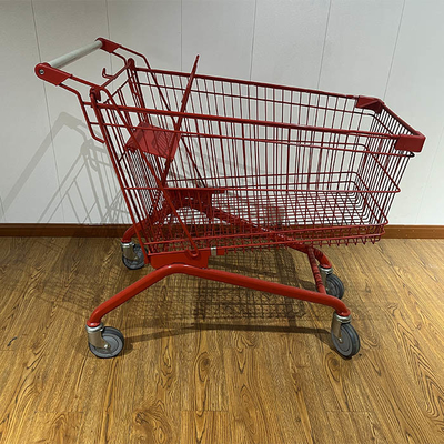 satın al Özelleştirilebilir Spar hafif ticari 210L kırmızı alışveriş sepeti süpermarket alışveriş sepeti online manufacture