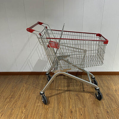 satın al 125L European Style Hand Folding Shopping Trolley Cart with Children Seats Çevrimiçi üretim