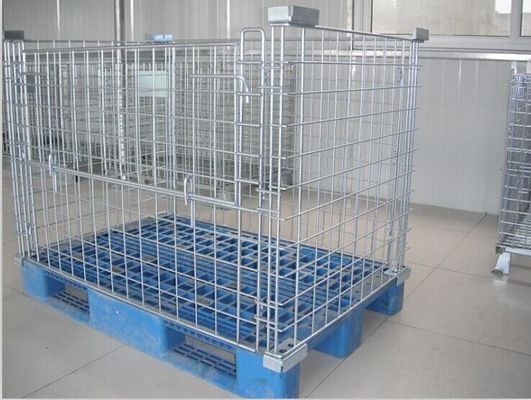 Çin Warehouse Storage Cages container Retail Shop Equipment For Supermarket Fabrika