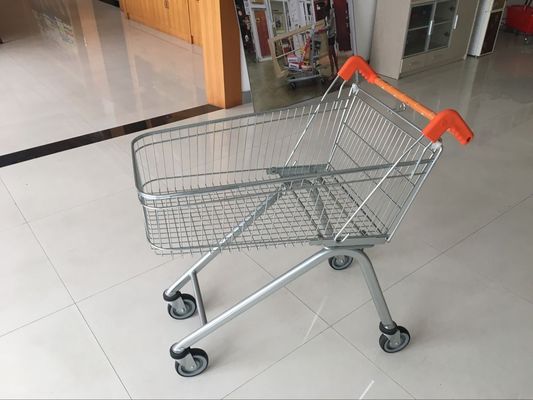Çin Zinc Plated clear coating Steel UK Shopping Cart 100L / Low Carbon Fabrika